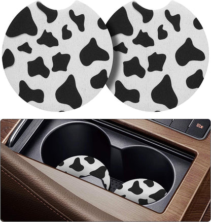  2 Pack Car Coasters for Cup Holders