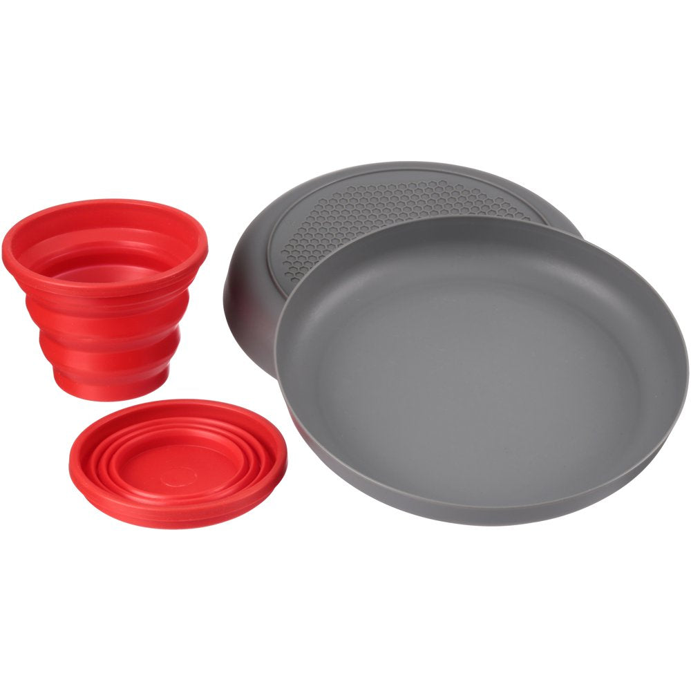  11 Piece Silicone Camping Mess Kit