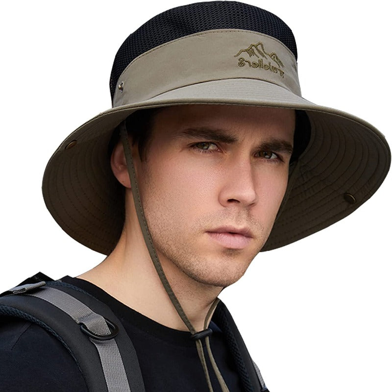 2 Pack Sun Hat for Women or Men 3” Wide Brim UPF 50+