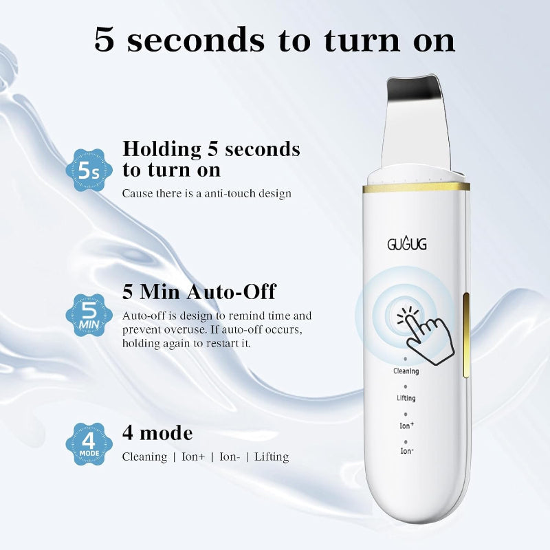  Skin Scrubber Blackhead Remover and Pore Cleaner with 4 Modes