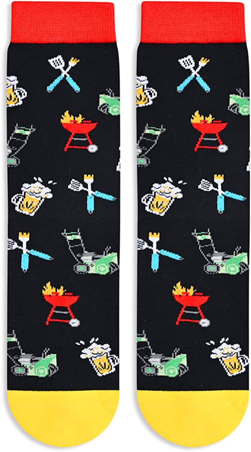  Funny Men Socks for Uncle Son Husband Brother Father in Law, Gifts for Son Husband Brother Father in Law