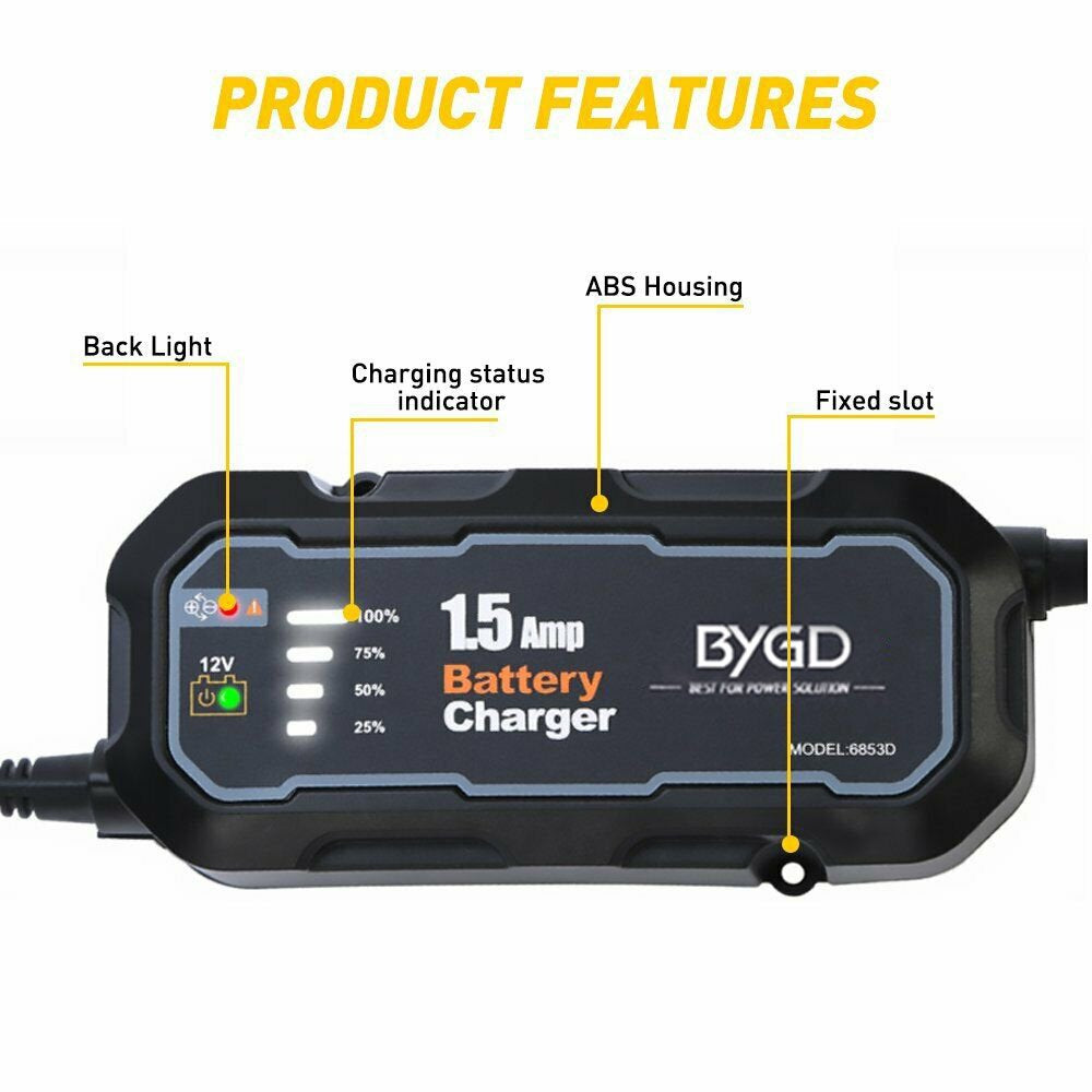 12V Portable Power Bank Charger Lithium Jump Starter Box 1500Mah Car Battery Booster Pack