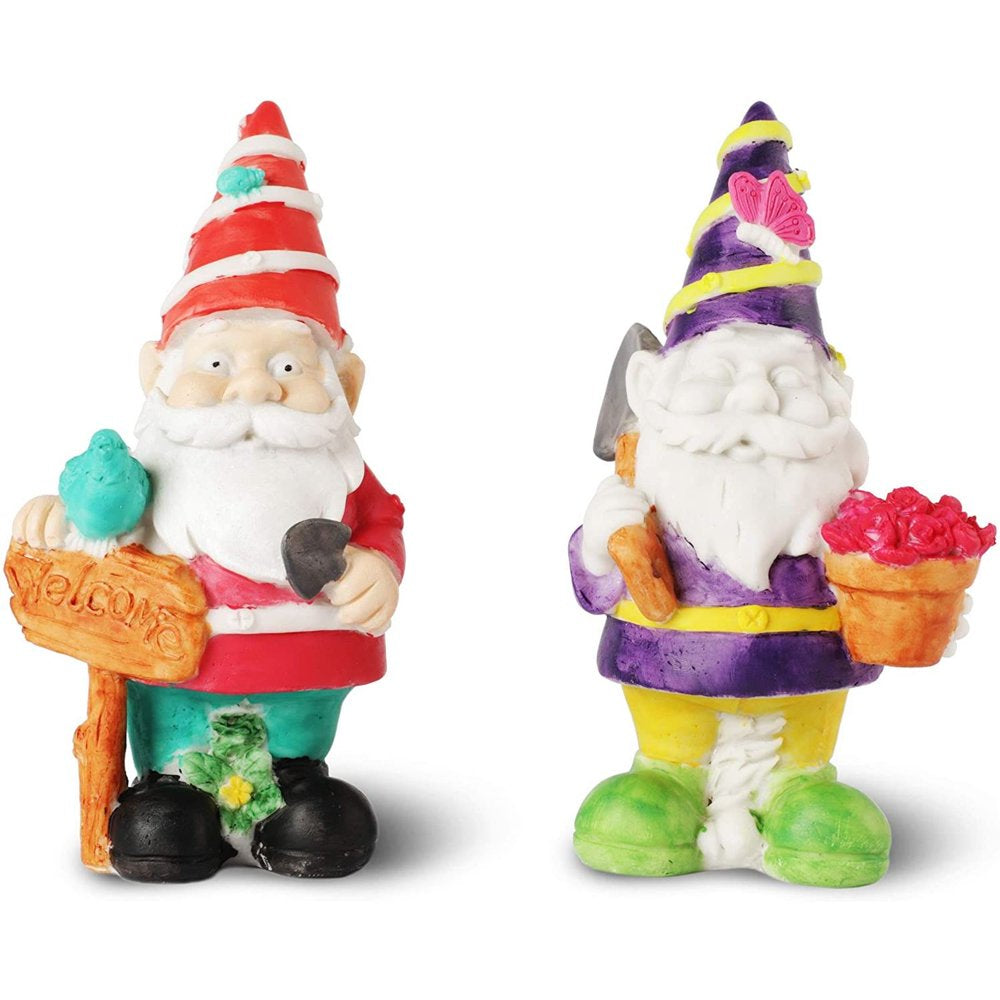2 Pack DIY Paint Your Own Garden Gnome