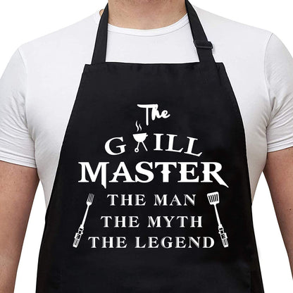  Funny BBQ Black Adjustable Kitchen Cooking Chef Aprons for Men…