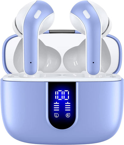 Bluetooth Headphones with Wireless Charging Case 