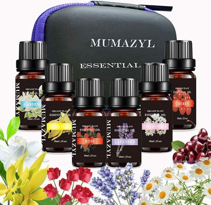 Fragrance Essential Oils Gift Set Summer , Night Air Scents, 6Packx10ml