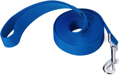 Strong Durable Nylon Dog Training Leash, Traction Rope, 10 Feet Long, 1 Inch Wide, for Small and Medium Dog 