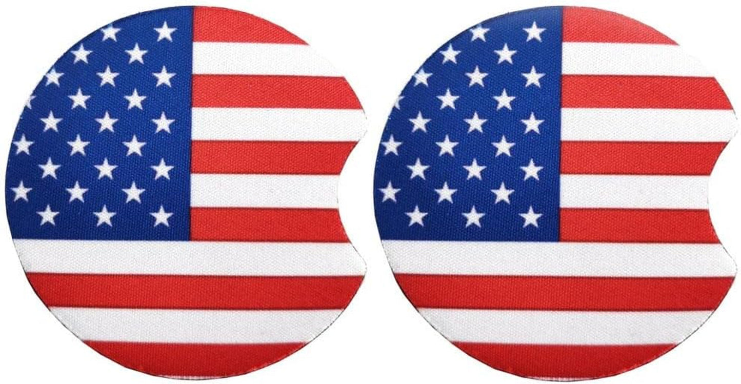 Pack of 2 (Flag) Car Coasters  