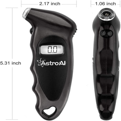 Tire Pressure Gauge 150 PSI for Cars, Digital Tester, LCD Display