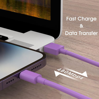  iPhone Charger, 6Pack(3/3/6/6/6/10 FT)