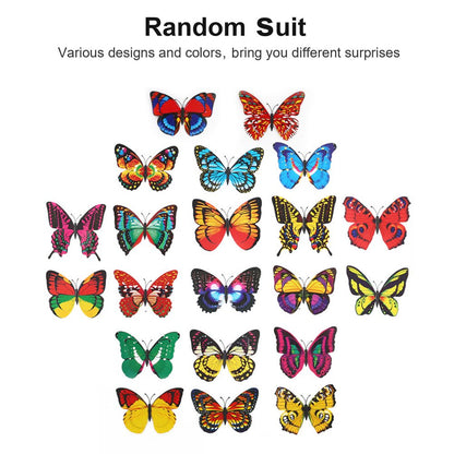 50 Pcs Garden Butterfly Stakes