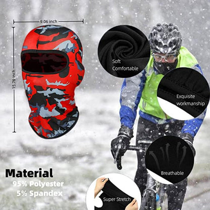 6 Pack Ski Masks - Balaclava Face Masks - Outdoor Full Cover Protection
