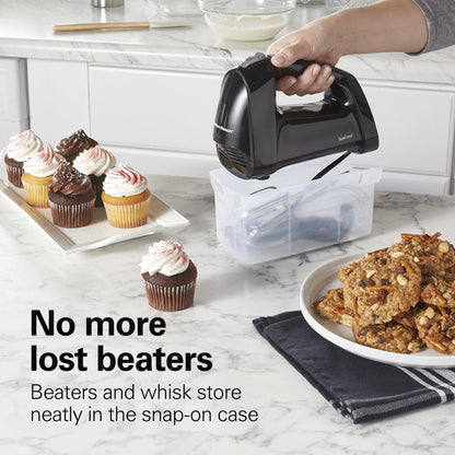 6 Speed Hand Mixer, Quick Burst with Storage Case