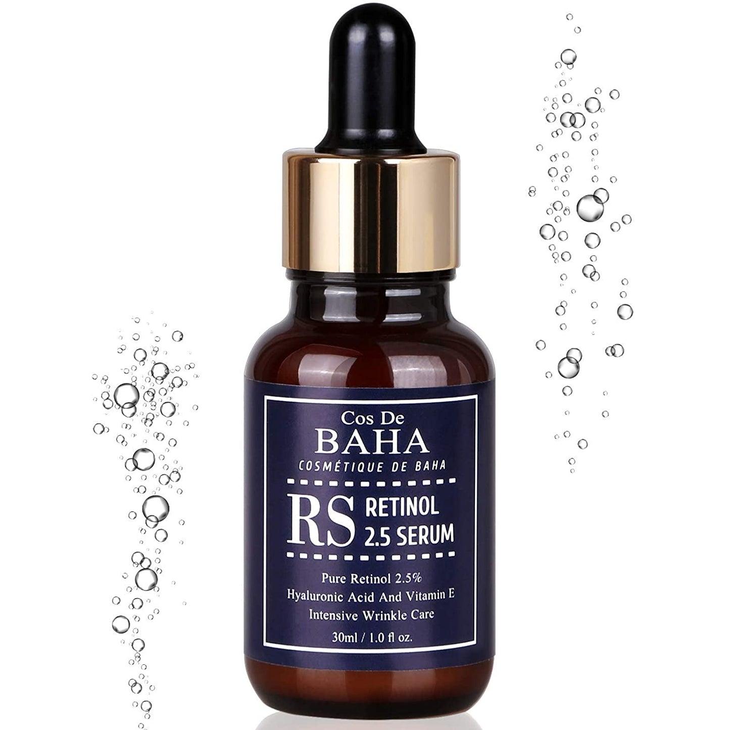 Retinol 2.5% Solution Facial Serum with Vitamin E 