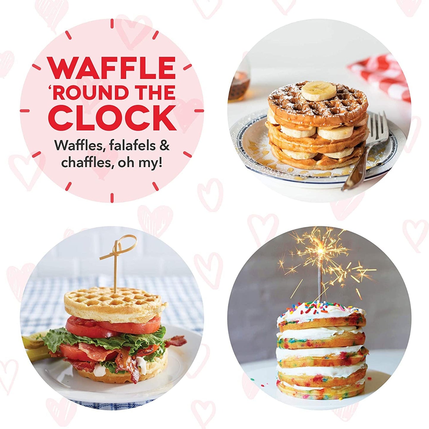 DASH Mini Waffle Maker Machine for Individuals, Paninis, Hash Browns & More