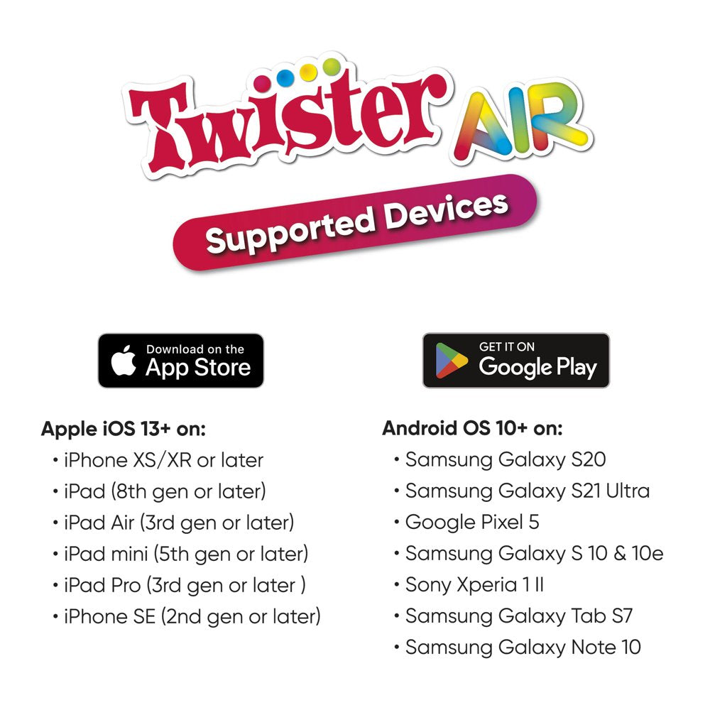 Twister Air Game, Twister App Play Game, Links to Smart Devices