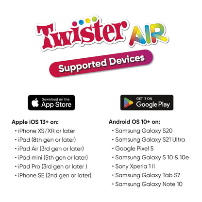 Twister Air Game, Twister App Play Game, Links to Smart Devices