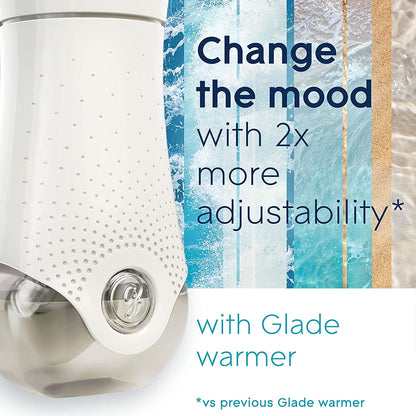 Glade PlugIns Refills Air Freshener, Scented and Essential Oils for Home and Bathroom, Aqua Waves, 1.34 Fl Oz, 2 Count