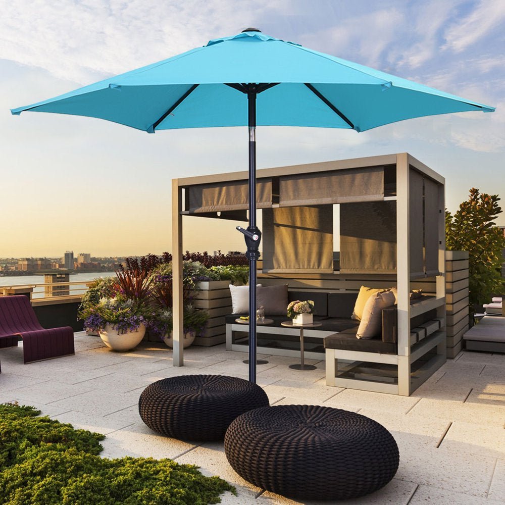 7.5FT Patio Umbrella with Push Button Tilt and Crank