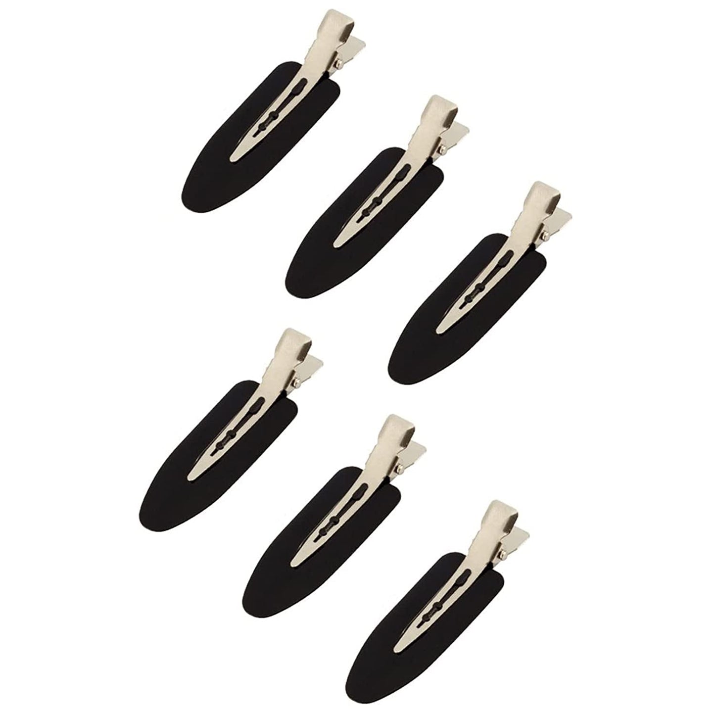 8 Pieces No bend / No Crease Hair Clips Styling Duck Bill Clips No Dent Alligator Hair Barrettes for Salon Hairstyle Hairdressing Bangs Waves Woman Girl Makeup Application