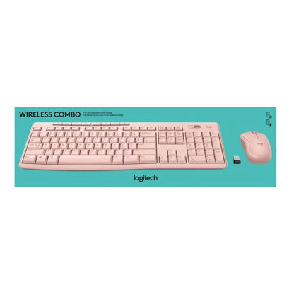 Wireless Keyboard and Mouse Combo for Windows, 2.4 Ghz Wireless, Compact Mouse