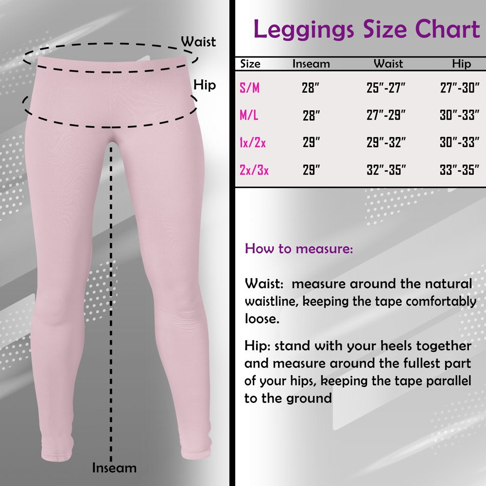 3 Pack Tie Dye Leggings - Athletic Casual Lounge and Yoga Pants Double Brushed 4-Way Stretch