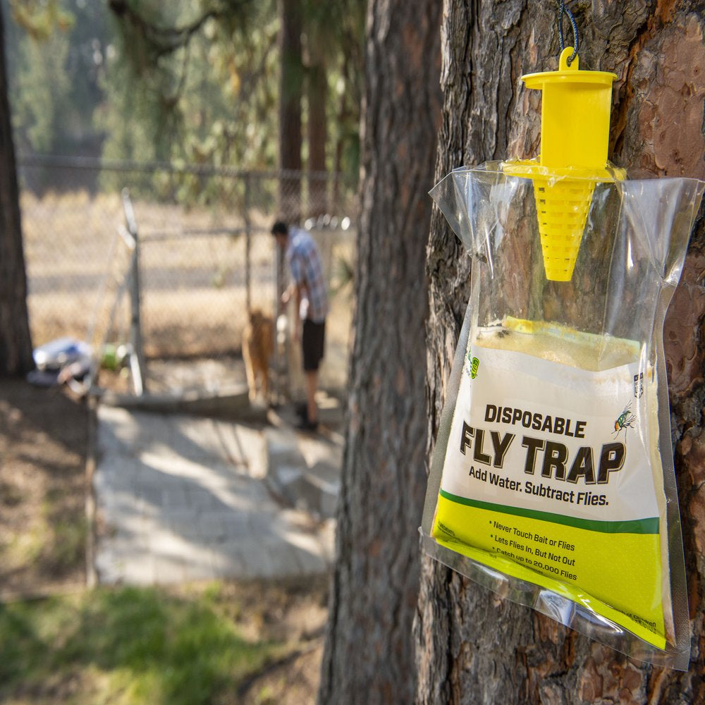 Rescue! Outdoor Disposable Hanging Fly Trap, 1 Trap