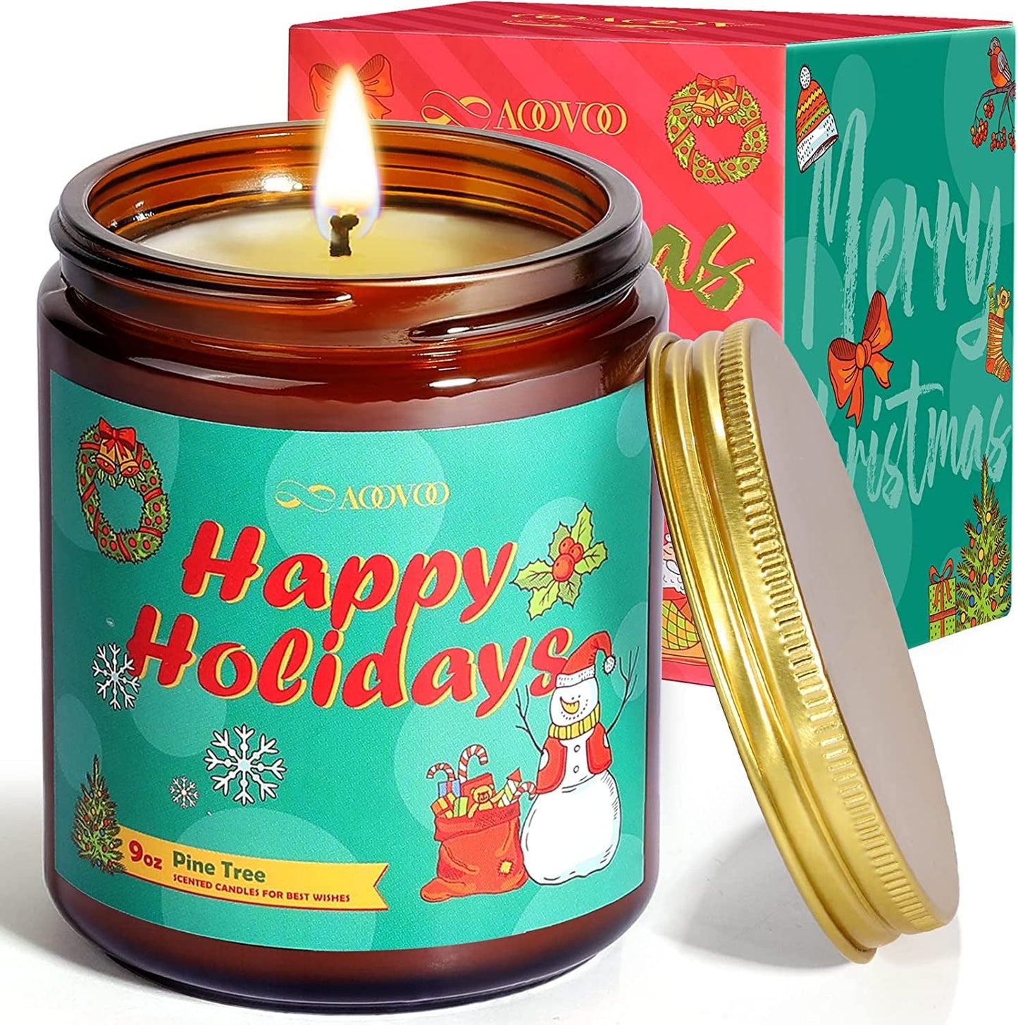  Aromatherapy Candle for Home Scented, Natural Soy Wax Portable Travel Tin Jar Candles(6 Pack Citronella Scented Candles)