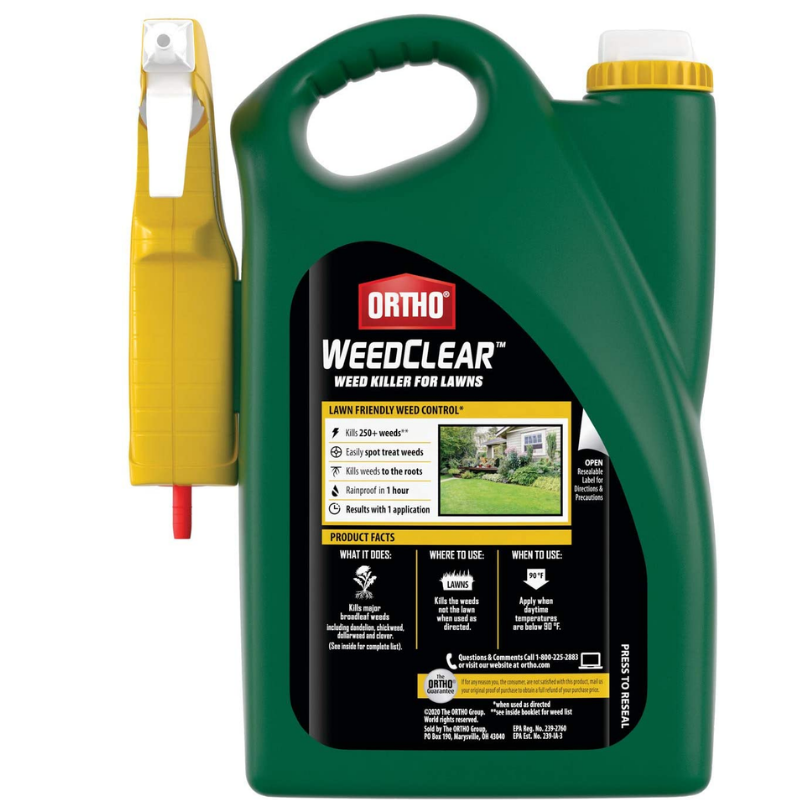 Ortho WeedClear Weed Killer for Lawns: Ready To Use, With Trigger Sprayer