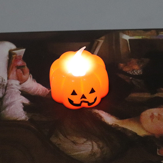 Pumpkin Candle Tea Lights Decorations