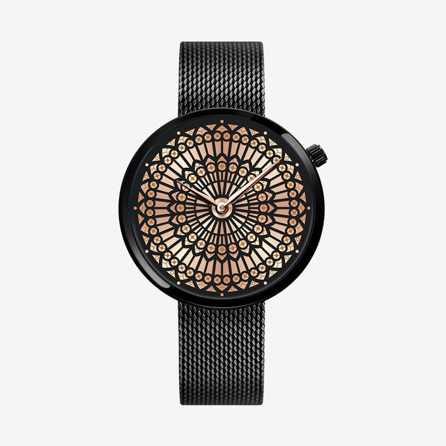 Women's Full Steel Mesh Strap Waterproof Watch