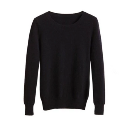 Women's Soft Stretch Knit Pullover Sweater