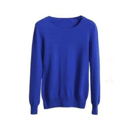 Women's Soft Stretch Knit Pullover Sweater
