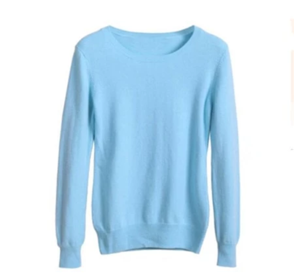 Women's Soft Stretch Knit Pullover Sweater