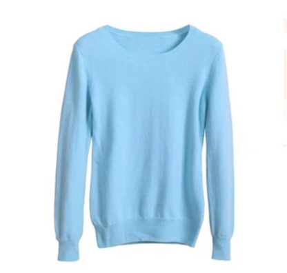 Women's Soft Stretch Knit Pullover Sweater