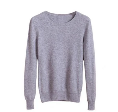Women's Soft Stretch Knit Pullover Sweater