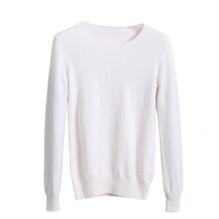 Women's Soft Stretch Knit Pullover Sweater