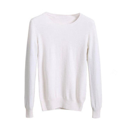 Women's Soft Stretch Knit Pullover Sweater
