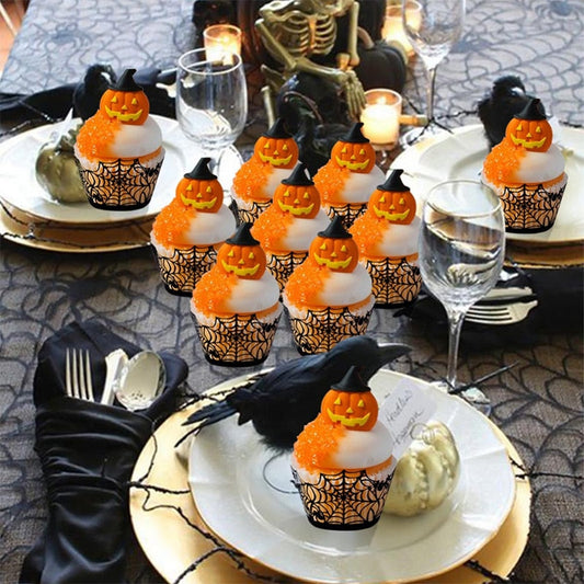 Cupcake Wrapper Halloween Prop Decorations and Balloons