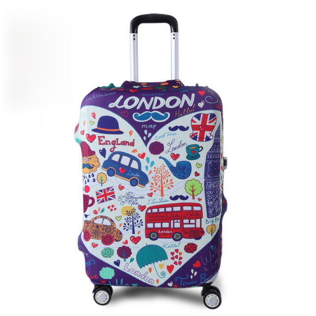 Protective Thick Luggage Travel Suitcase Cover with Zipper