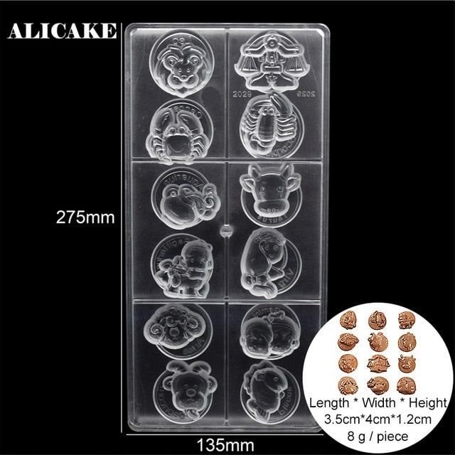 3D Polycarbonate Chocolate Mold