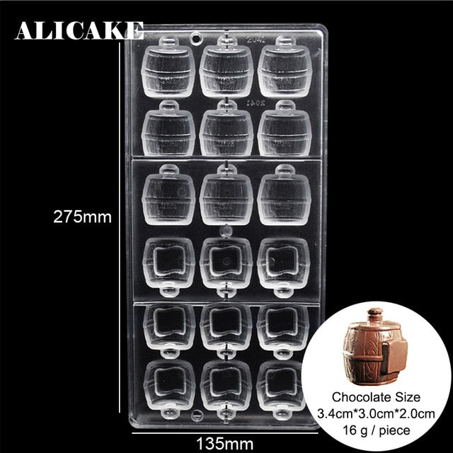 3D Polycarbonate Chocolate Mold