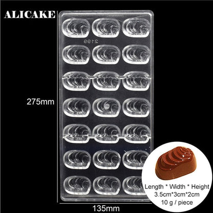 3D Polycarbonate Chocolate Mold