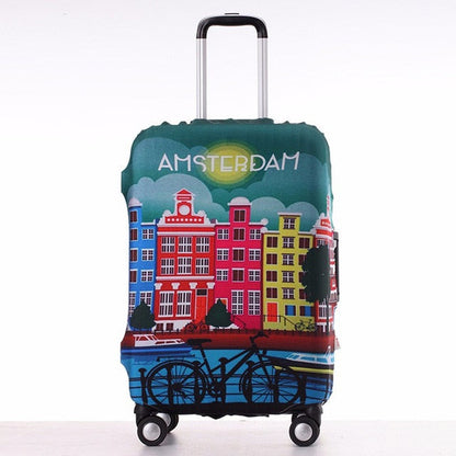 Protective Thick Luggage Travel Suitcase Cover with Zipper