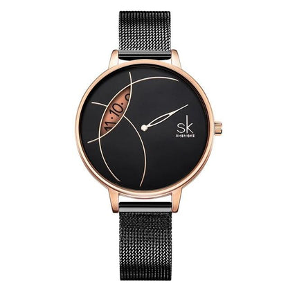 Black Watch with mesh band