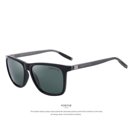MERRY'S Unisex Retro Aluminum Sunglasses Polarized Lens Vintage Sun Glasses For Men/Women S'8286