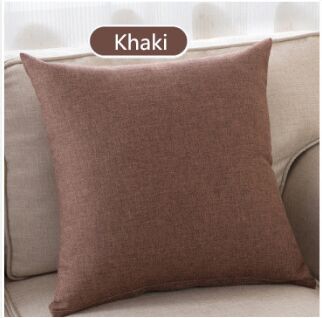 Modern Solid Cotton Linen Sofa Cushion Embrace Pillow 45x45cm/17.7x17.7''  Throw pillow Home Decoration Pillow Seat cushion
