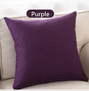 Modern Solid Cotton Linen Sofa Cushion Embrace Pillow 45x45cm/17.7x17.7''  Throw pillow Home Decoration Pillow Seat cushion