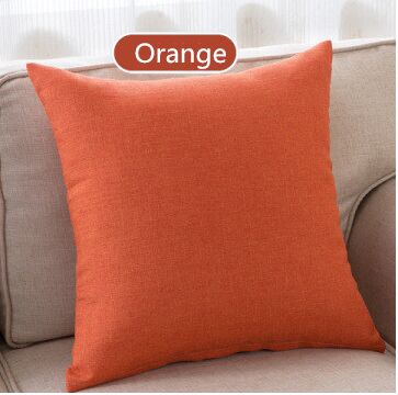 Modern Solid Cotton Linen Sofa Cushion Embrace Pillow 45x45cm/17.7x17.7''  Throw pillow Home Decoration Pillow Seat cushion