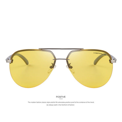MERRY'S Brand Men 100% Polarized Aluminum Alloy Frame Sunglasses Fashion Men's Driving Sunglasses S'8281